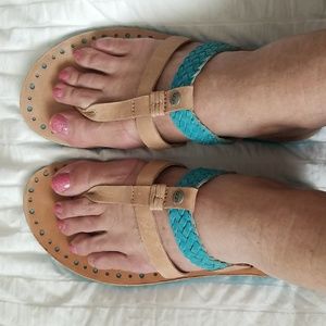 Ugg leather sandals